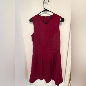GAP Sleeveless Burgundy Mini Dress